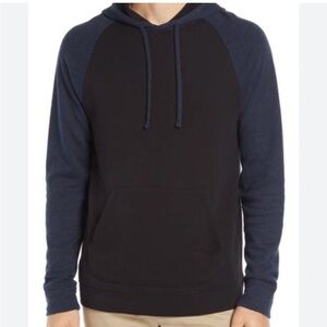 VINCE GUC Men’s Double Knit Colorblock Pullover Hoodie M